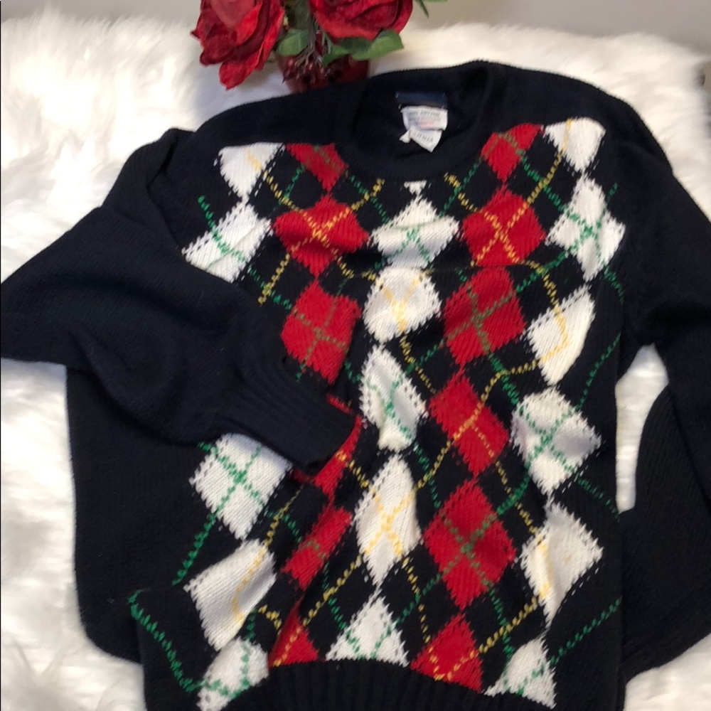 Mark Shale Intarsia sweater